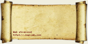 Josip Bilbija vizit kartica